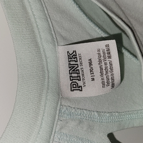 PINK baby blue tank top - Picture 3 of 4